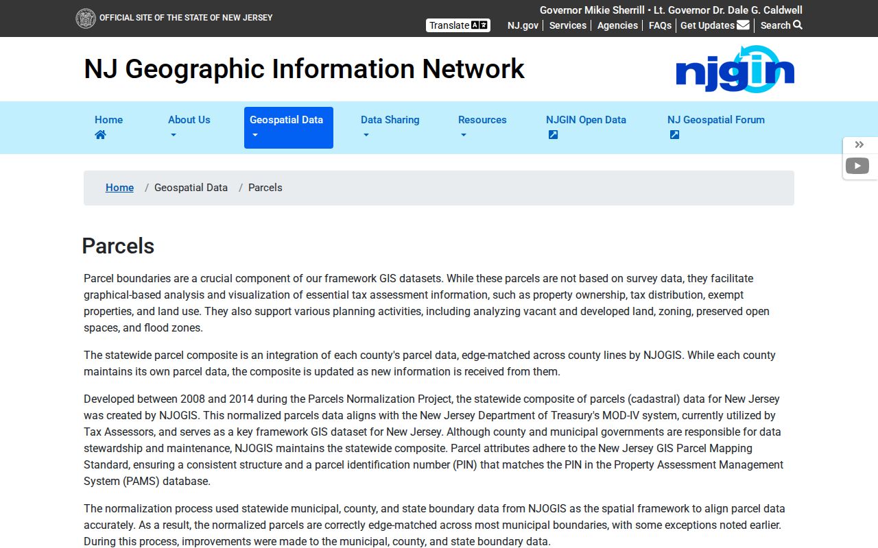 North Bergen ZIP code directory NJGIN Property Explorer parcel search